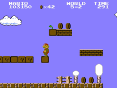 Снимок экрана из оригинальной игры Super Mario Bros. (источник изображения: Nintendo)