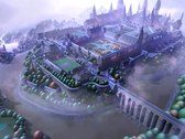 Скриншот из игры «Two Point Campus»