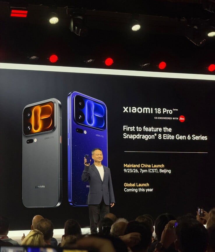 В ходе конференции Snapdragon Summit компания Xiaomi подтвердила, что в этом году состоится глобальный запуск смартфона Xiaomi 18 Pro.
