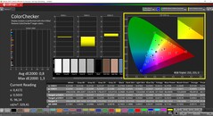 CalMAN ColorChecker (после калибровки)