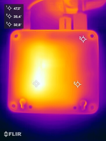 GMKtec NucBoc M3 Ultra во время стресс-теста (нижняя сторона)