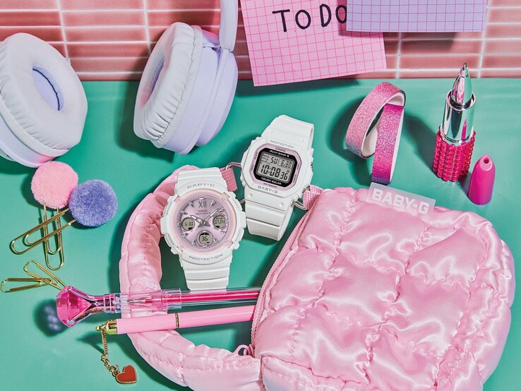 Часы Casio Baby-G BGA-2800SP-7A1 (слева) и BGD-5650SP-7C (справа)