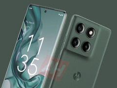 Edge 70 выглядит очень похоже на другие недавние смартфоны Motorola серии Edge. (Источник изображения: Android Headlines)