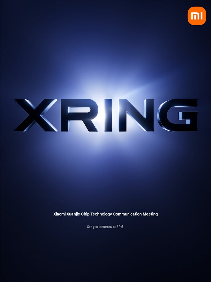 Тизерное изображение к предстоящему прямой трансляции мероприятия Xiaomi Xring