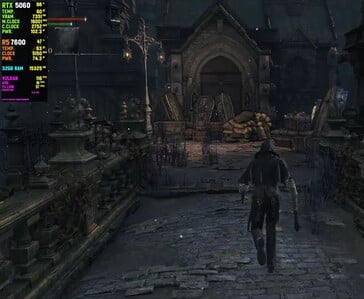 Игра Bloodborne работает на эмуляторе shadPS4 со скоростью свыше 100 кадров в секунду на компьютере с видеокартой RTX 5060 и процессором Ryzen 5 7600, оснащённом процессором « GeForce »