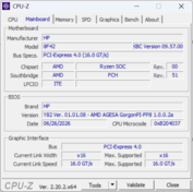 CPU-Z Материнская плата