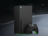 На фотографии представлена версия Xbox Series X Galaxy Black с диском объёмом 2 ТБ