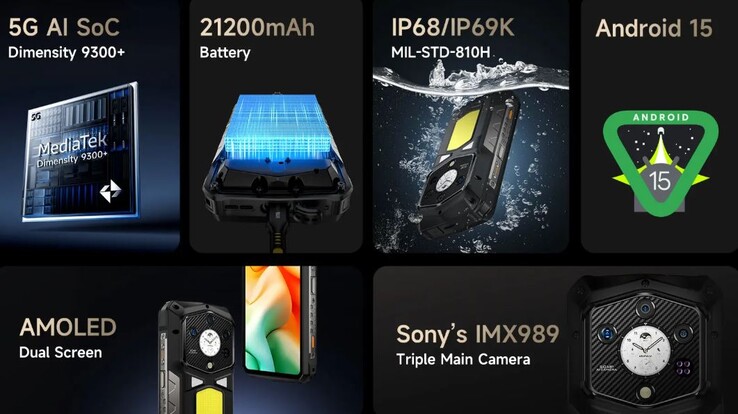 Доступны два экрана. (Источник изображения: Ulefone)