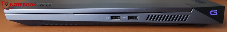 Правая сторона: 2x USB-A (5 Гбит/с)