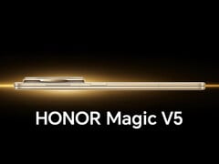 Magic V5 в заявленном варианте цвета &quot;Шелковое золото&quot;. (Источник изображения: Honor - отредактировано)