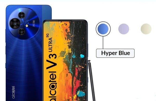 Alcatel V3 Ultra будет доступен в трех цветах, включая Hyper Blue. (Источник изображения: Flipkart)