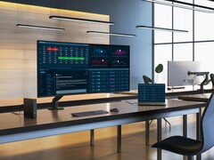 Монитор Dell UltraSharp 52 Thunderbolt Hub можно подключить к четырем компьютерам одновременно. (Источник изображения: Dell)