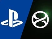 Логотипы PlayStation и Xbox Project Helix, расположенные рядом друг с другом