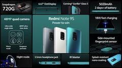 Redmi Note 9S. (Источник: YouTube)