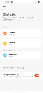 Xiaomi Smart Band 10 Activity