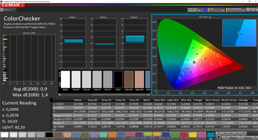 CalMAN ColorChecker (sRGB, macOS)