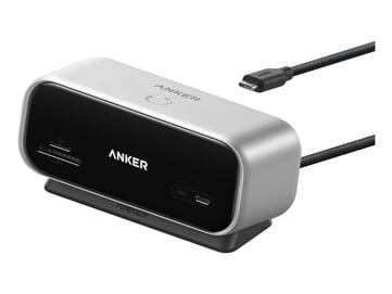 Настольный USB-C-хаб Anker цвета «звёздный серебристый»