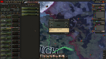 На картинке: Скриншот игрового процесса из Hearts of Iron IV.