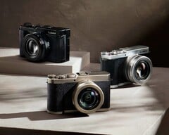 Lumix L10 доступен в трех цветах, Titanium Gold предлагается ограниченной серией.