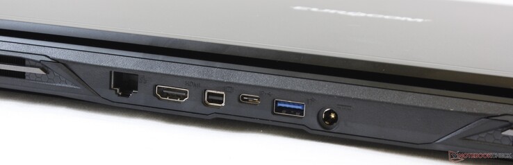 Задняя сторона: гигабитный Ethernet, HDMI 2.0, mDP 1.3, USB 3.0 Type-C, USB 3.0 Type-A, разъем питания