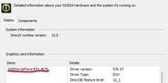 Снимок вкладки Nvidia "GPU" в разделе "Информация о системе" в Панели управления Nvidia в Windows 11. (Источник изображения: Windows Screen Capture)