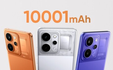Realme P4 Power 5G оснащен массивным аккумулятором емкостью 10 001 мАч (Источник изображения: Realme)