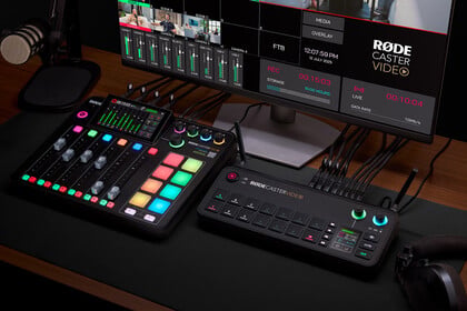 Rodecaster в студии