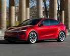 Tesla Model Y 2026 года в красном цвете. (Источник изображения: Tesla)