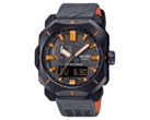 Часы серии Casio Pro Trek PRW-6900TFS (на фото) имеют темно-серый корпус и циферблат, подчеркнутый оранжевыми маркерами и стрелками. (Источник изображения: @morgan_gshock на Instagram)