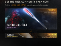 Скриншот из игры Dying Light: The Beast, демонстрирующий Spectral Bat и Hussar Artifact Machete (источник изображения: Techland)