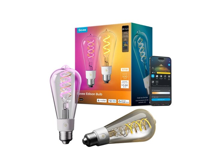 Govee E26 Smart Edison Light Bulb 500lm для США