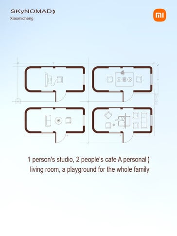 Предполагаемые планировки модели Sky Nomad N90