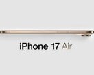 Неофициальный рендер слухов о iPhone 17 Air. (Источник изображения: MacRumors - отредактировано)