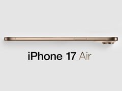 Неофициальный рендер слухов о iPhone 17 Air. (Источник изображения: MacRumors - отредактировано)