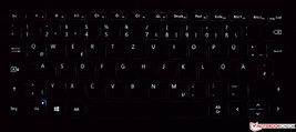 Клавиатура Signature Type Cover (подсветка включена)