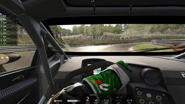 На снимке: скриншот игрового процесса из игры «Assetto Corsa».