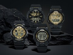 Компания Casio выпустила новые черные и золотые G-Shock (на фото) в США. (Источник изображения: Casio)