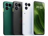 Как сообщается, Fairphone 6 будет доступен в трех цветах, включая Forest Green и Cloud White. (Источник изображения: Winfuture)