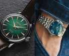 На фотографии представлены модели Seiko Presage Cocktail Time HCB002J (слева) и HCB001J (справа).