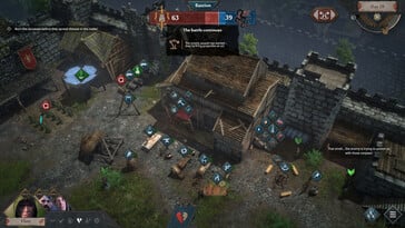 На снимке: скриншот игрового процесса из игры «Siege Survival: Gloria Victis».