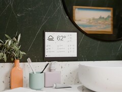 TRMNL X (на фото) - это более крупный умный e-ink дисплей. (Источник изображения: TRMNL)