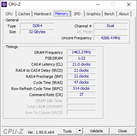 CPU-Z - Memory