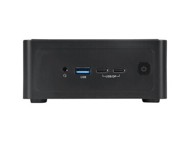 Передний вход/выход мини-ПК NovaCustom NUC Box. (Источник изображения: NovaCustom)