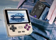 Powkiddy рекламирует V10 как карманную модель, как и многие другие ретро-игры. (Источник изображения: Powkiddy - отредактировано)