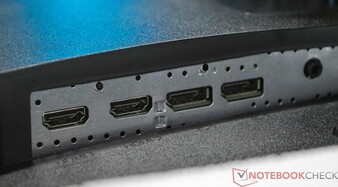 HDMI и DisplayPort на задней панели
