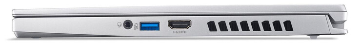 Правая сторона: аудио разъем, USB 3.2 Gen 2 (USB-A), HDMI 2.1