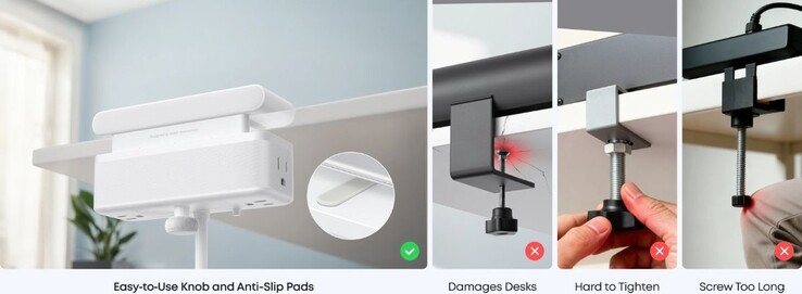 Разветвитель питания Anker Nano (10 в 1, 70 Вт, зажим)