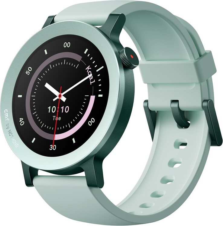 Часы CMF by Nothing Watch 3 Pro в светло-зеленом цвете. (Источник изображения: CMF by Nothing)