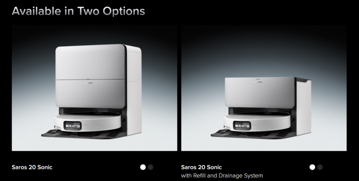 Робот-пылесос Roborock Saros 20 Sonic. (Источник изображения: Roborock)