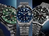 Часы Timex Deepwater Meridian 200 Automatic GMT в чёрном (TW2Y63900), синем (TW2Y64000) и зелёном (TW2Y64100) цветах.